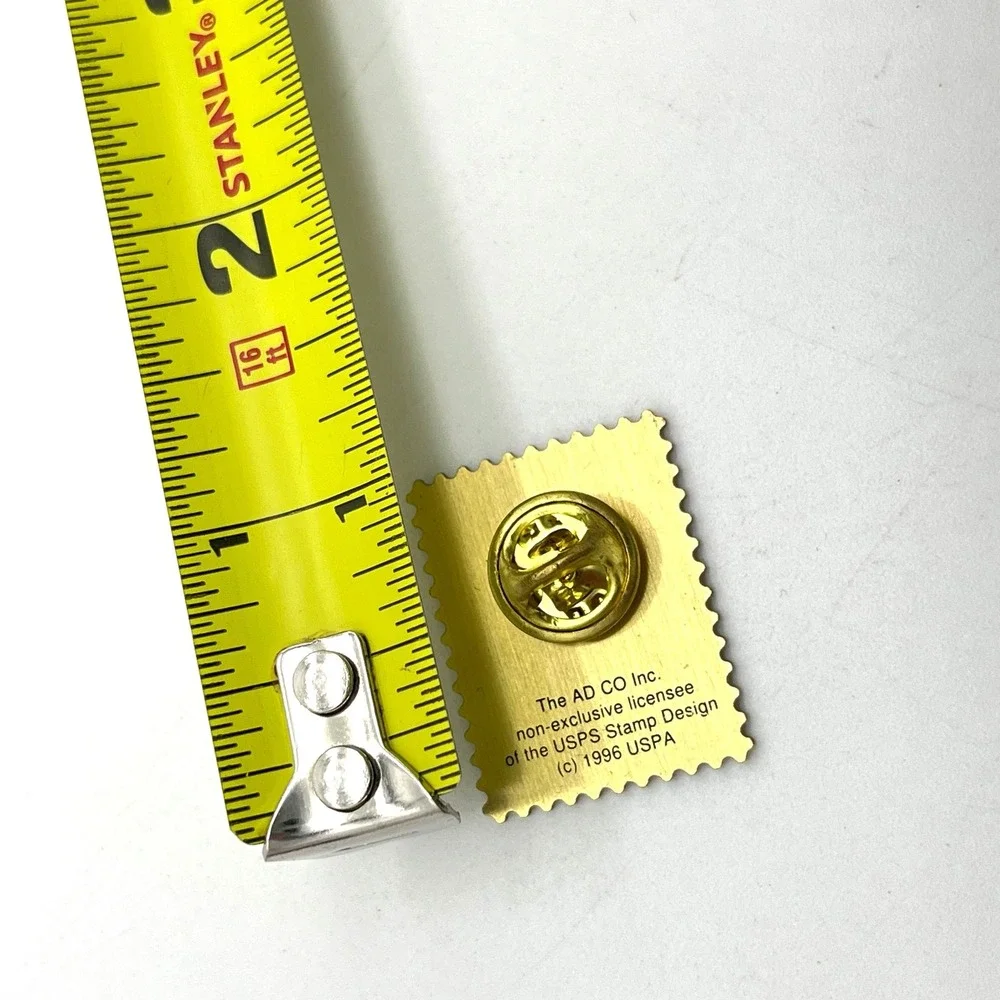 Vintage 1996 USPS 32 Cent Stamp Pin Helping Children Learn The AD CO Goldtone